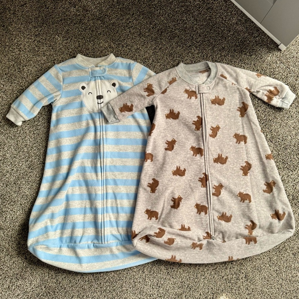Bundle of 2 Fleece Sleep Bags